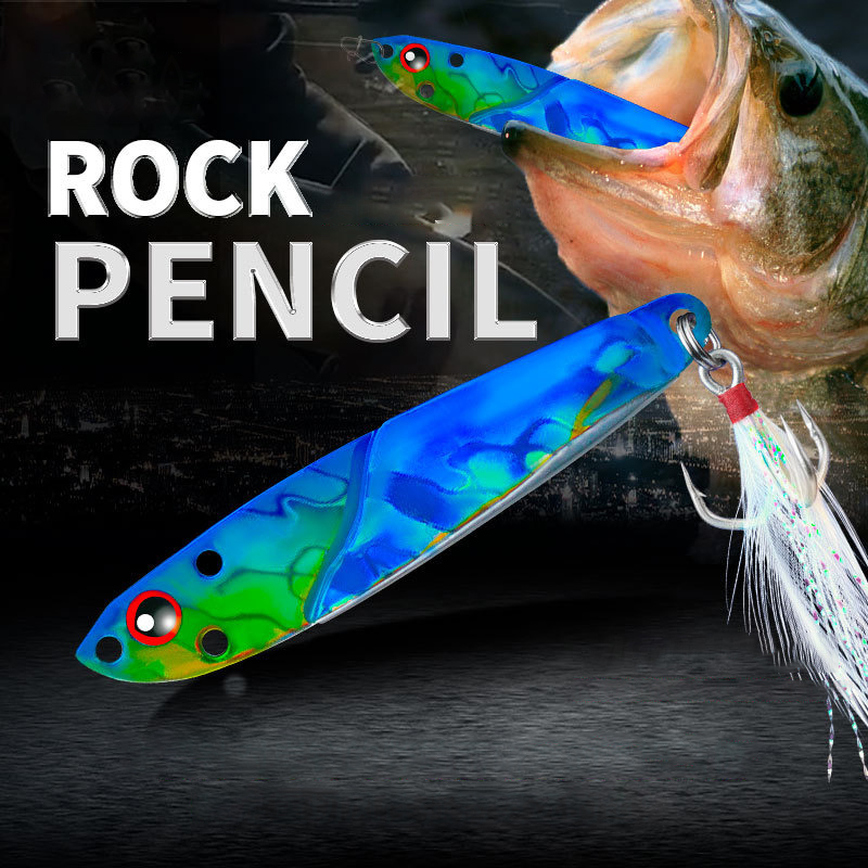1PC Metal Jig 3D Fish Bait Tac - Fishing Lure Spoon 评论和价格