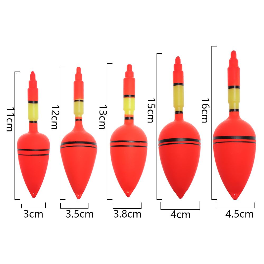 5pcs/set Plastic Fishing Float - Fishing Lure Topwater 评论和价格