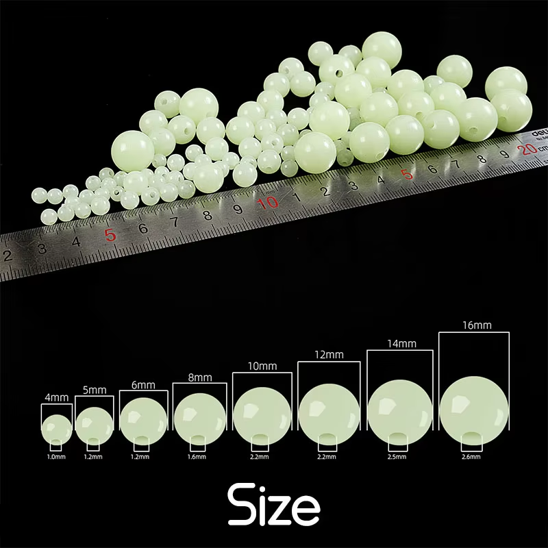 100pcs/bag Luminous Beads 4mm  - Fishing Lure Topwater 评论和价格