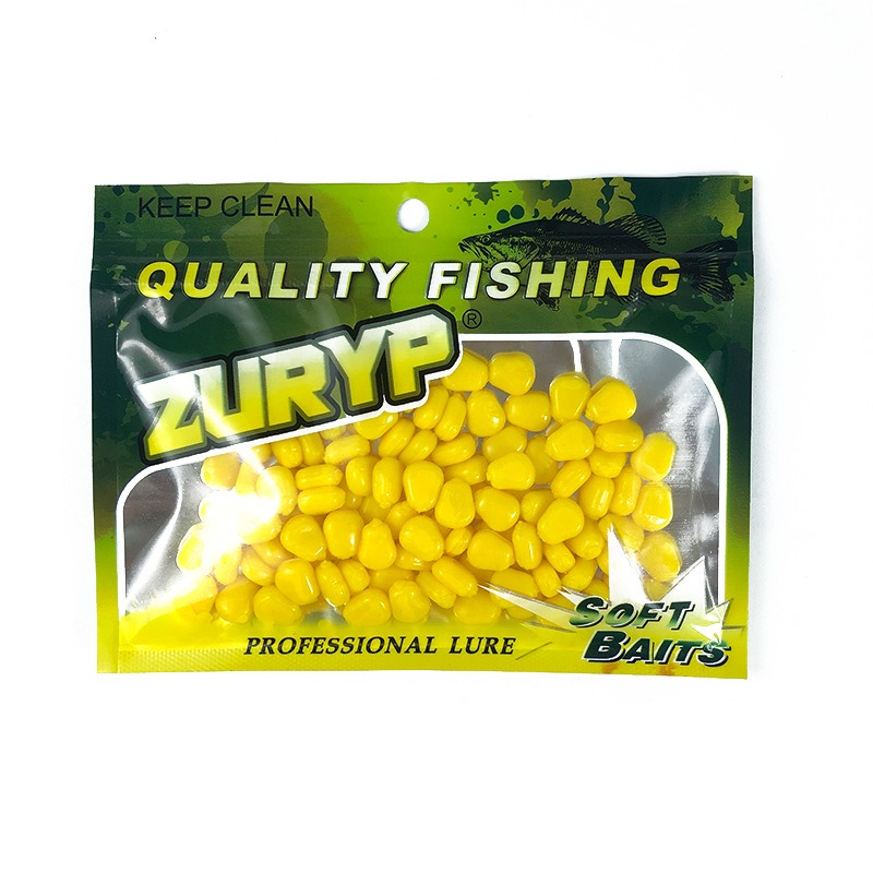 100pcs Silicone Corn Smell Sof - Fishing Lure Topwater 评论和价格