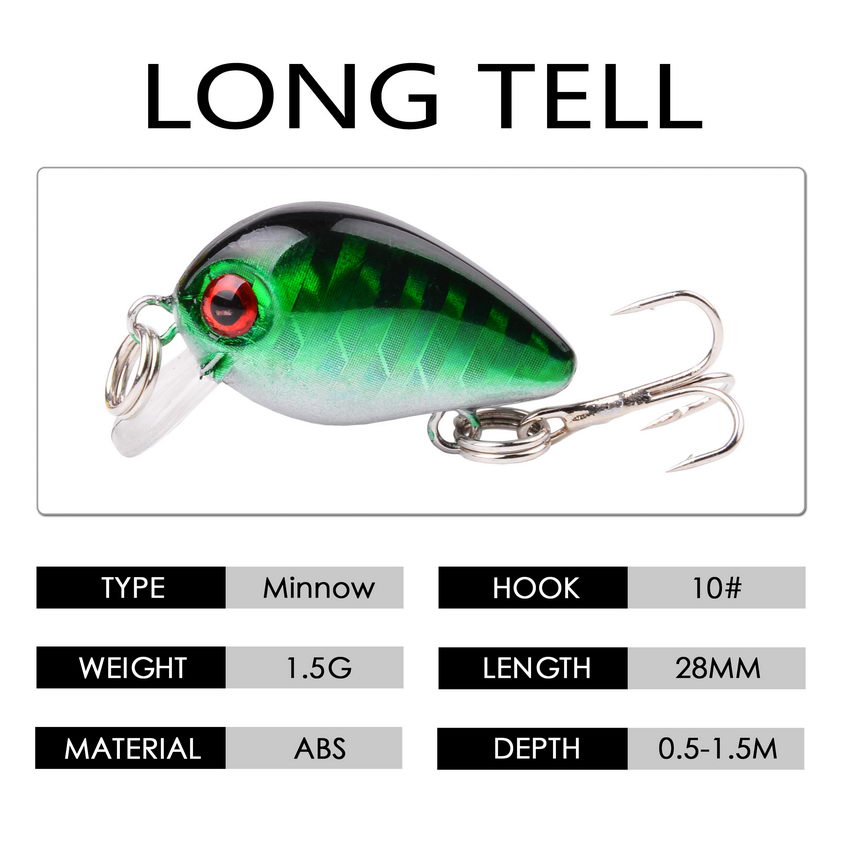30mm 2g Crazy wobbler Mini Top - Fishing Lure Topwater 评论和价格